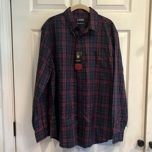 Chaps brand size L button down shirt- NWT